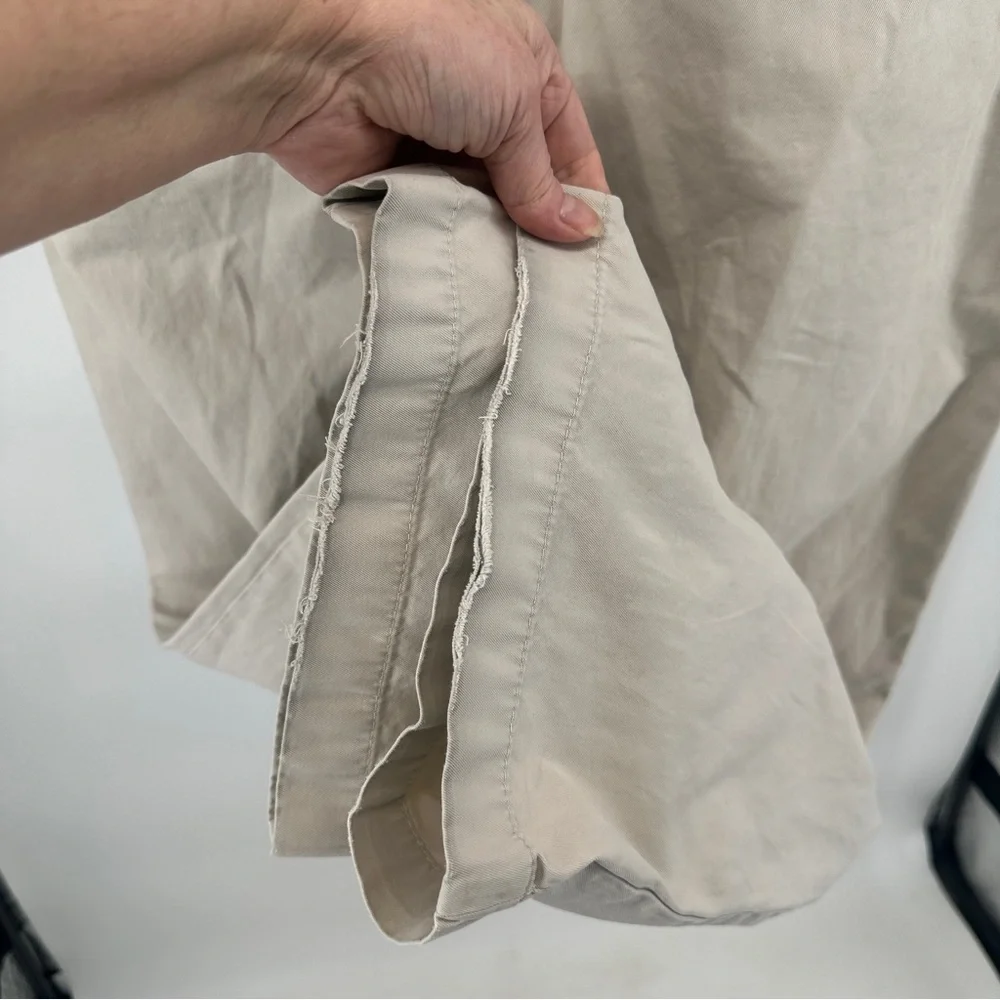 Men's‎ 36/32 Banana Republic Classic Cream Pants Chinos Flat Front Khakis